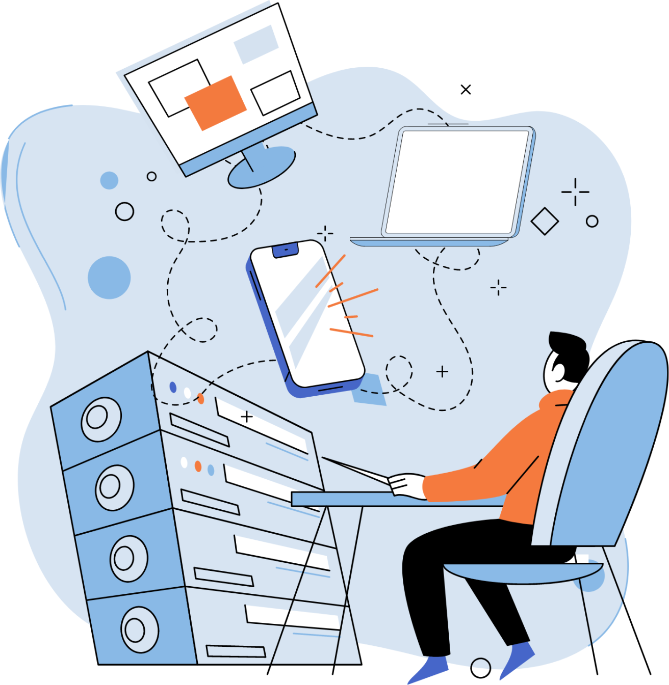 Salesforceの連携力のイメージ